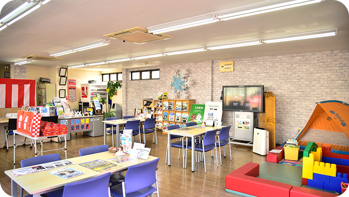 アットホームな店舗