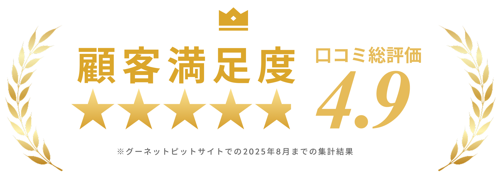 顧客満足度4.9の口コミ情報